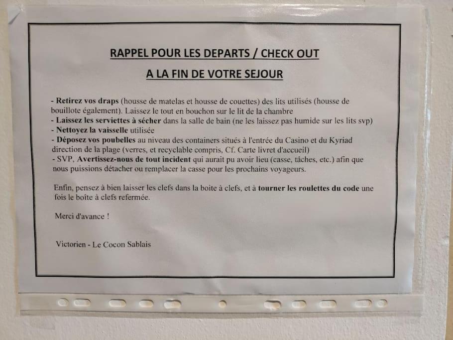 Le Sunny Duplex Hypercentre La Plage A 2 Pas ! Les Sables-d'Olonne Bagian luar foto